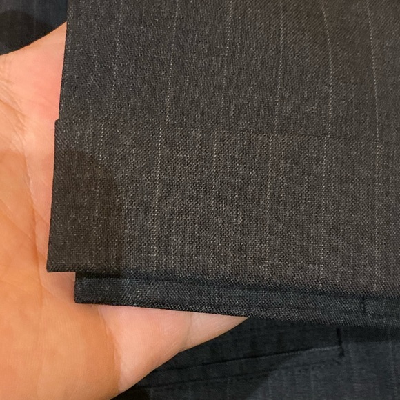Brooks Brothers grey pinstripe suit